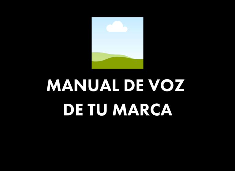 Te entrego el manual de voz de tu marca en una presentación de canva